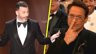 Watch Jimmy Kimmel ROAST Robert Downey Jr in Oscars Monologue [upl. by Plantagenet]