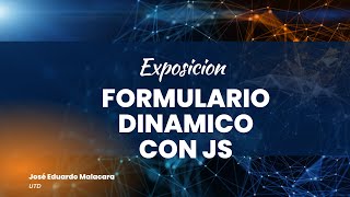 Formulario Dinámico con JS [upl. by Edith]