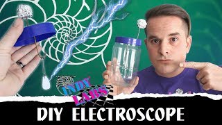 DIY Electroscope  Indy Labs 25 At Home DIY Science [upl. by Rafael733]