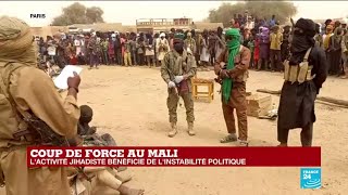 Coup de force au Mali  lactivité jihadiste bénéficie de linstabilité politique [upl. by Idnahr892]