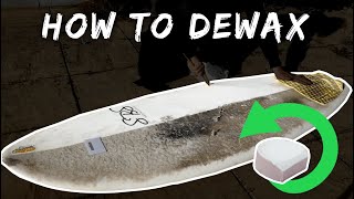 How To Remove Surfboard Wax From A Surfboard [upl. by Akselav]