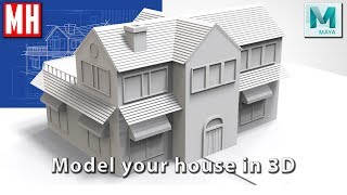 How to model your HOUSE in 3D [upl. by Courtenay]