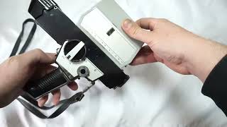 Bolex 155 TESTED Super 8 camera test working 8mm film camera Working SWISS MADE [upl. by Dinsmore]