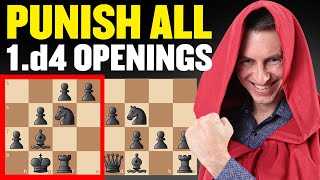 The Only Opening You Need As Black Against ALL 1d4 Openings [upl. by Nylad]