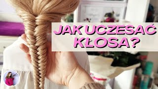 JAK UCZESAĆ KŁOSA PORADNIK DLA POCZĄTKUJĄCYCH FISHTAIL BRAID [upl. by Cassaundra]