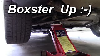 How to Lift a Porsche Boxster  Safely amp Correctly at Home [upl. by Mina]