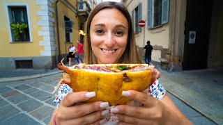 ITALIAN STREET FOOD in MILAN 🇮🇹 1 Panzerotti Panini and Tiramisu in Milano Italy [upl. by Otrebor490]