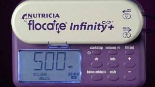 Flocare Infinity Enteral Feeding Pump  Programming [upl. by Leggett681]