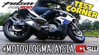 285 MODENAS PULSAR RS200  TEST RIDE LSWvlog [upl. by Asilam]