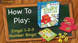 How to play Zingo 123 Number Bingo [upl. by Candida]