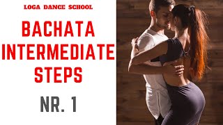 Learn Bachata Dance Intermediate Steps 1 at Loga Dance School [upl. by Anytsyrk]