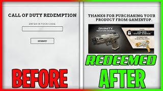 HOW TO REDEEM COD BO4 GAMESTOP PREORDER BONUS Divine Justice Camo [upl. by Airdnal]