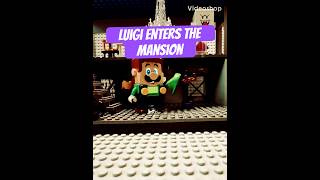 Lego Luigi’s Mansion mariobros luigi lego stopmotion fun moc haunted funny ghost shorts [upl. by Yleoj]