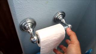 Toilet paper holder installation video [upl. by Solorac]