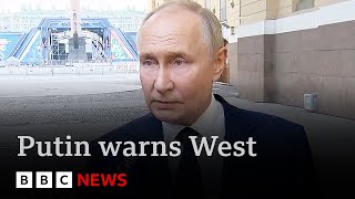 Putin warns West it risks “fighting Russia” if it lets Ukraine use longrange missiles  BBC News [upl. by Dyal666]