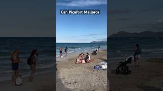 Can Picafort  Palma de Mallorca  Spain 🇪🇸 Relaxing beach 🏖️ 4K mallorcashortsyoutubeshorts [upl. by Farrison23]