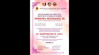 SKMSVMS RESONANCE 24 Grade VIIXII [upl. by Nas]