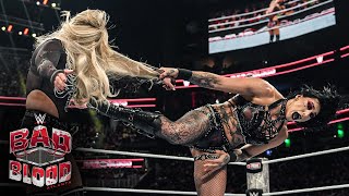 WWE Women’s World Champion Liv Morgan vs Rhea Ripley Bad Blood 2024 highlights [upl. by Yeknarf]