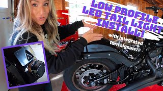 How To Install LED Tail Lights from MoonsMC for Harley [upl. by Jesh333]