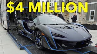 Taking Delivery of the 4Million McLaren SABRE 1 of 16 [upl. by Bennett]