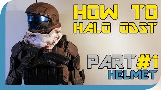 HOW TO Halo Reach ODST Costume  PART 1  Helmet [upl. by Nacul]