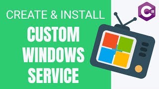 C  Creating and Installing Windows Service Use of InstallUtilexe [upl. by Yerocaj]