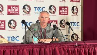 Postgame Presser Mike Norvell on FSU’s 03 start to the season [upl. by Yendirb236]