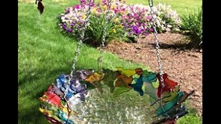 Fused Glass Birdbath [upl. by Yci357]