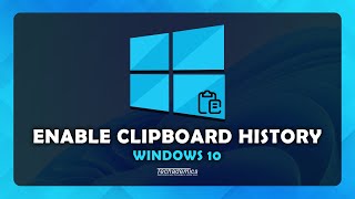 How To Open The Clipboard in Windows 10  Copy And Paste History Windows 10 [upl. by Myrtia]