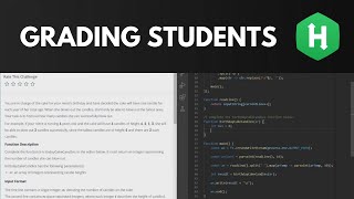 HackerRank Grading Students  Solution Walkthrough JavaScript [upl. by Rosenblast410]