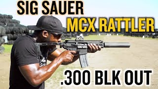 Sig Sauer MCX RATTLER  FIRST MAG REVIEW [upl. by Ninos]