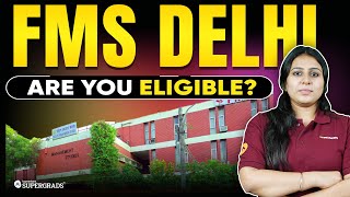 FMS Delhi Selection Criteria  FMS Delhi CAT Score Weightage  Top MBA College Admission Criteria [upl. by Naujet]