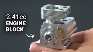 Making a 4 Stroke Engine Episode 4  Engine Block and Cylinder Head [upl. by Eeslehc]