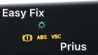 How to fix ABS VSC and Maintain ReqD lights Toyota Prius [upl. by Lawson419]