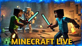 MINECRAFT LIVE 🔴 PLAYING WITH FRIENDS 🔴 [upl. by Dlaregztif760]