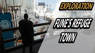 FUNES REFUGE TOWN EXPLORATION  Ghost of Tsushima IKI ISLAND DLC PS4PS5 [upl. by Babette]