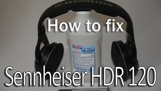 How to fix volume problems in Sennheiser HDR 120 RS 120 [upl. by Brant]