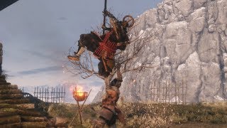 Sekiro Shadows Die Twice  Seven Ashina Spears Boss Fight [upl. by Oicram644]