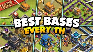 Best Bases for Every Town Hall Level Clash of Clans [upl. by Artep145]