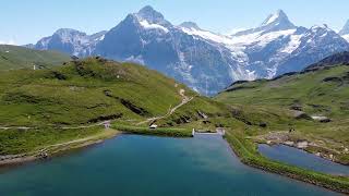 Beautiful Switzerland Bachalpsee drone [upl. by Aihsyla]