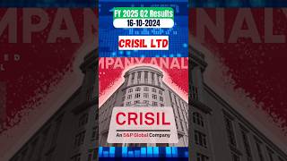 CRISIL Q2 Result 202425  CRISIL Q2 Earning 202425  CRISIL Q2 Result FY25 CRISIL Share News [upl. by Alduino780]