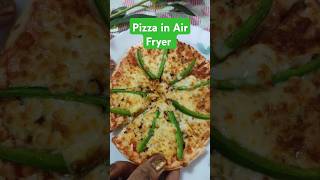 Pizza in Air Fryer।। Air fryer।। airfryerrecipes airfrier food shortsfeed [upl. by Ahtivak394]