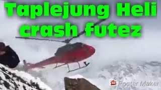 Taplejung helicopter crash futez video [upl. by Bouchier443]