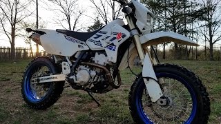 Supermoto On 17 inch Knobbie Ultimate Test  Shinko 244 DRZ400SM [upl. by Naitsabes511]