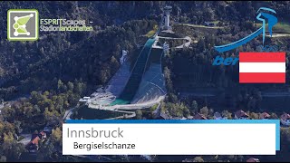 Bergiselschanze  Innsbruck  Vierschanzentournee  2018  Google Earth [upl. by Bartle]