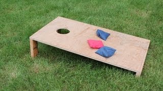 How to Make a Corn Hole Game  Jon Peters [upl. by Rica]