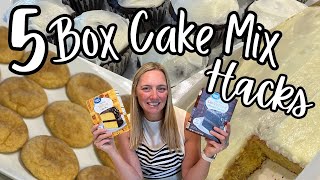 5 Amazing BOX CAKE MIX RECIPES that will Blow Your MIND  DoctoredUp Box Cake Mix Recipes [upl. by Yelruc]