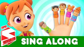 Sing Along  Baby Finger Daddy Finger Mommy Finger amp The Finger Family Song  Nursery Rhymes [upl. by Nanice]