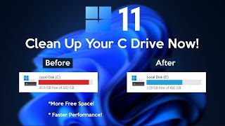 How to Clean C Drive In Windows 11 Make Your PC Faster [upl. by Busey]