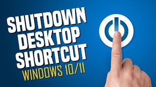 How to Create a Shutdown Desktop Shortcut in Windows 1011 [upl. by Aehr]